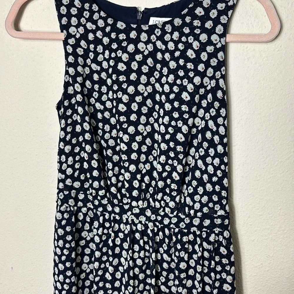J. Crew Floral Print tiered midi dress size 00